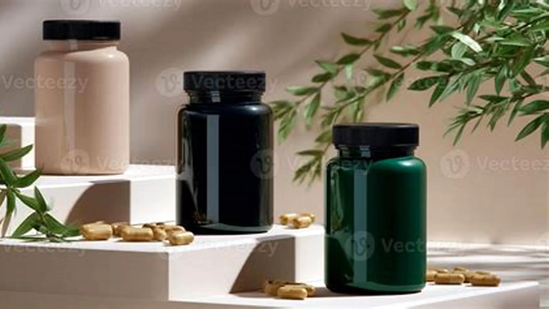 Natural GLP-1 supplements bottles